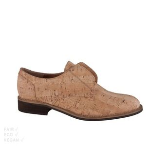* NAE Vegan Shoes Clara Cork slip on loafer- Natural & Ethical size 39